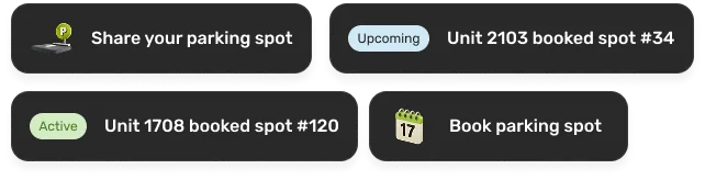 Parqlet activity cards